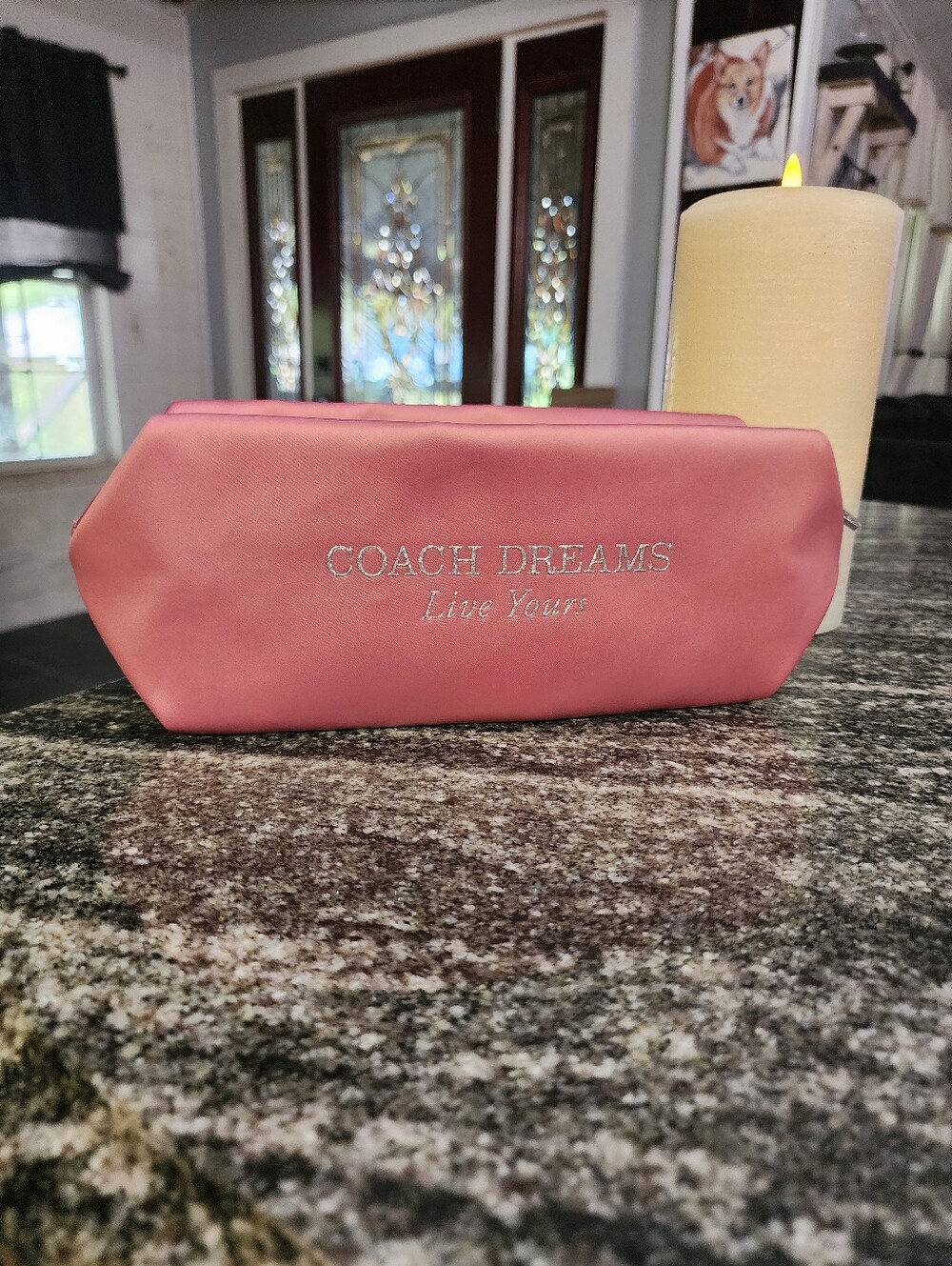 COACH Dream Cosmetic Pouch in Pink